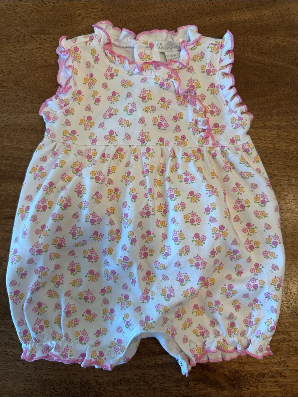 Kissy Kissy Infant Ruffle Bubble Romper